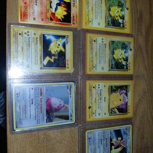 Pokemon Trading Cards Set - Yellow, Red, Blue